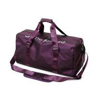 Men's Travel Bags Fitness Sport Bags Short-Distance Dry and Wet Separation Training Hand Luggage Women's Storage Bag(Purple)