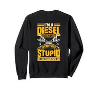 Mens Trucker Diesel Mechanic I Can't Fix Stupid Sudadera