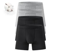 Men's Ultra-Absorbent Incontinence Boxer Briefs, Mens Incontinence Underwear, Mens Absorbent Underwear Briefs (4b,XXXL)