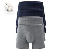 Men's Ultra-Absorbent Incontinence Boxer Briefs, Mens Incontinence Underwear, Mens Absorbent Underwear Briefs (4g,L)