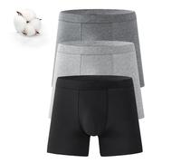 Men's Ultra-Absorbent Incontinence Boxer Briefs, Mens Incontinence Underwear, Mens Absorbent Underwear Briefs (3a,XL)