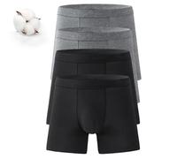 Men's Ultra-Absorbent Incontinence Boxer Briefs, Mens Incontinence Underwear, Mens Absorbent Underwear Briefs (4c,XXXL)