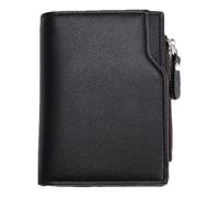 Mens Wallet With Coin Pocket - PU Leather 12x10x2cm | Wallets For Men UK | Card Holder | Slim Bifold Wallet With Coin Slot ID Window And Card Organizer For Everyday Carry Travel And Secure Storage