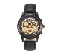 Men's Watch Mechanical, Business Leather Strap, Date Display Wristwatch, Fashion Accessories, Elegant Timepiece for Formal & Casual Dress, Stylish Men's Watch for Office, Events, and Everyday Wear