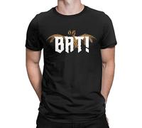 Men's What We Do In The Shadows Bat ! T-Shirt Unisex Black tee S Size S