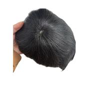 Mens Wig Pelucas para cabello humano para hombre Sistema de reemplazo Peluca de hombre Toupee for Men(18x20cm)