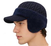 Men's Winter Beanies - Warm Breathable Knitted Cap With Moisture-Wicking Baseball Style | Headwear For Outdoor Party, Autumn Daily Wear, Indoor, Thanksgiving, Holiday, Birthday, Office, Home, And