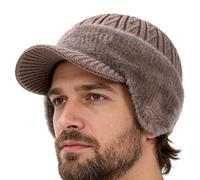Men's Winter Beanies - Warm Breathable Knitted Cap With Moisture-Wicking Baseball Style | Headwear For Outdoor Party, Autumn Daily Wear, Indoor, Thanksgiving, Holiday, Birthday, Office, Home, And
