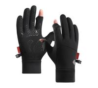 Mens Winter Gloves - Waterproof Ice Skating Gloves | Warm Winter Glove, 2 Fingerless Design, Warm Winters Hand Protection, Outdoor Riding Gear Thermal Glove For Men Women Cold Weather Sports