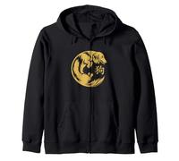 Mens Women Chinese New Year of The Dog Long Haired Dachshund Sudadera con Capucha