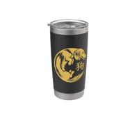 Mens Women Chinese New Year Of The Dog Long Haired Dachshund Vaso térmico de acero inoxidable de doble pared