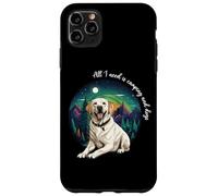 Mens & Womens All I Need Is Camping & Yellow Lab Dog Lover Carcasa para iPhone 11 Pro Max