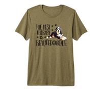Mens & Womens Cute Best Therapy Bernedoodle Dog Lover Camiseta Premium