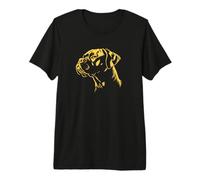 Mens & Womens Cute Retro Vintage Logo Boxer Dog Lover Camiseta Premium