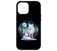 Mens Womens Cute Winter Snow White Arctic Fox Lover Carcasa para iPhone 12 Pro Max