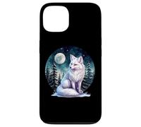 Mens Womens Cute Winter Snow White Arctic Fox Lover Carcasa para iPhone 13