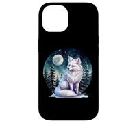 Mens Womens Cute Winter Snow White Arctic Fox Lover Carcasa para iPhone 14