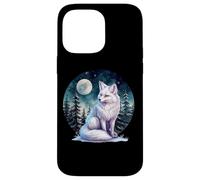 Mens Womens Cute Winter Snow White Arctic Fox Lover Carcasa para iPhone 14 Pro Max