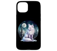 Mens Womens Cute Winter Snow White Arctic Fox Lover Carcasa para iPhone 15 Plus