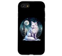 Mens Womens Cute Winter Snow White Arctic Fox Lover Carcasa para iPhone SE (2020) / 7 / 8