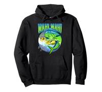 Mens Womens Dads Fish Mahi Mahi Deep Sea Fishing Sudadera con Capucha