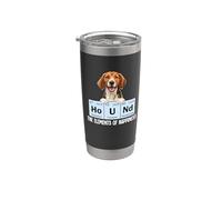 Mens Womens Funny Elements Happiness American Foxhound Lover Vaso térmico de acero inoxidable de doble pared