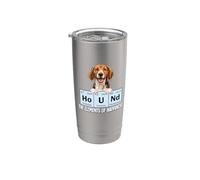 Mens Womens Funny Elements Happiness American Foxhound Lover Vaso térmico de acero inoxidable de doble pared