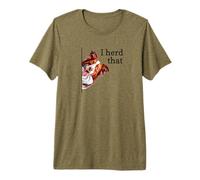 Mens Womens Funny Heard I Herd That Red Border Collie Lover Camiseta Premium