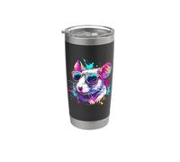 Mens Womens Funny Retro Vintage 80s 90s Pet Rat Lover Vaso térmico de acero inoxidable de doble pared