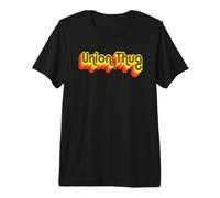 Mens Womens Girls 70s Retro Vintage Union Thug Camiseta Premium