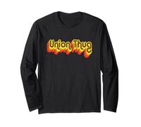 Mens Womens Girls 70s Retro Vintage Union Thug Manga Larga