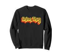 Mens Womens Girls 70s Retro Vintage Union Thug Sudadera
