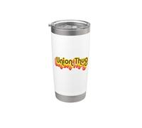 Mens Womens Girls 70s Retro Vintage Union Thug Vaso térmico de acero inoxidable de doble pared