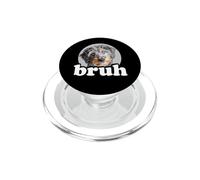 Mens Womens Girls Boys Funny Bruh Merle Aussiedoodle Lover PopSockets PopGrip para MagSafe