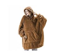 Men's Womens Hoodie Blanket Plush Big Hooded Sweatshirt