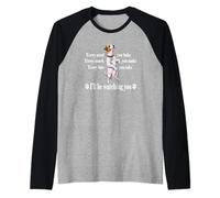 Mens Womens JRT Dog Lover Watching Snack Jack Russell Camiseta Manga Raglan