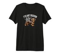 Mens Womens Kid Friends In Low Places Dapple Dachshund Lover Camiseta Premium