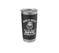Mens Womens Kids Always Be Yourself Hippo Baby Lover Vaso térmico de acero inoxidable de doble pared