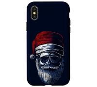 Men's Women's Kids Cool Christmas Santa Claus Graphic Design Carcasa para iPhone X/XS