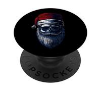 Men's Women's Kids Cool Christmas Santa Claus Graphic Design PopSockets PopGrip Adhesivo