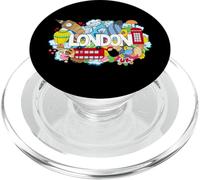 Men's Women's Kids Cool London Vibes, London Graffiti Colors PopSockets PopGrip para MagSafe