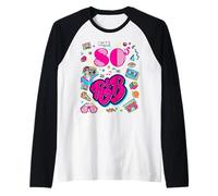 Men's Women's Kids Cool Retro I Heart 80's R&B Music Graphic Camiseta Manga Raglan