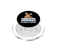 Mens Womens Kids Elements of Happiness Bunnies Lover PopSockets PopGrip para MagSafe