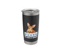 Mens Womens Kids Elements Of Happiness Bunnies Lover Vaso térmico de acero inoxidable de doble pared
