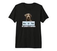 Mens Womens Kids Elements of Happiness Irish Wolfhound Lover Camiseta Premium