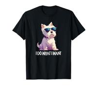 Mens Womens Kids Funny Do What I Want Westie Dog Lover Camiseta