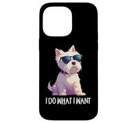 Mens Womens Kids Funny Do What I Want Westie Dog Lover Carcasa para iPhone 14 Pro MAX