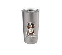 Mens Womens Kids Funny I Do What I Want Springer Spaniel Vaso térmico de acero inoxidable de doble pared