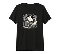 Mens Womens Kids Funny Retro Vintage Woodcut Art Tapir Lover Camiseta Premium