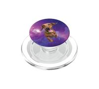 Mens Womens Kids Funny Space Happy Dachshund Lover PopSockets PopGrip para MagSafe